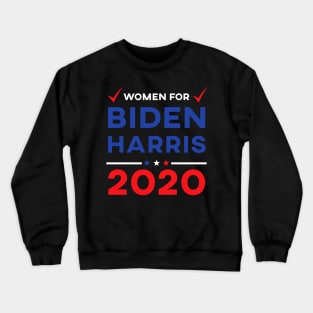 Women For Biden Harris 2020 Crewneck Sweatshirt